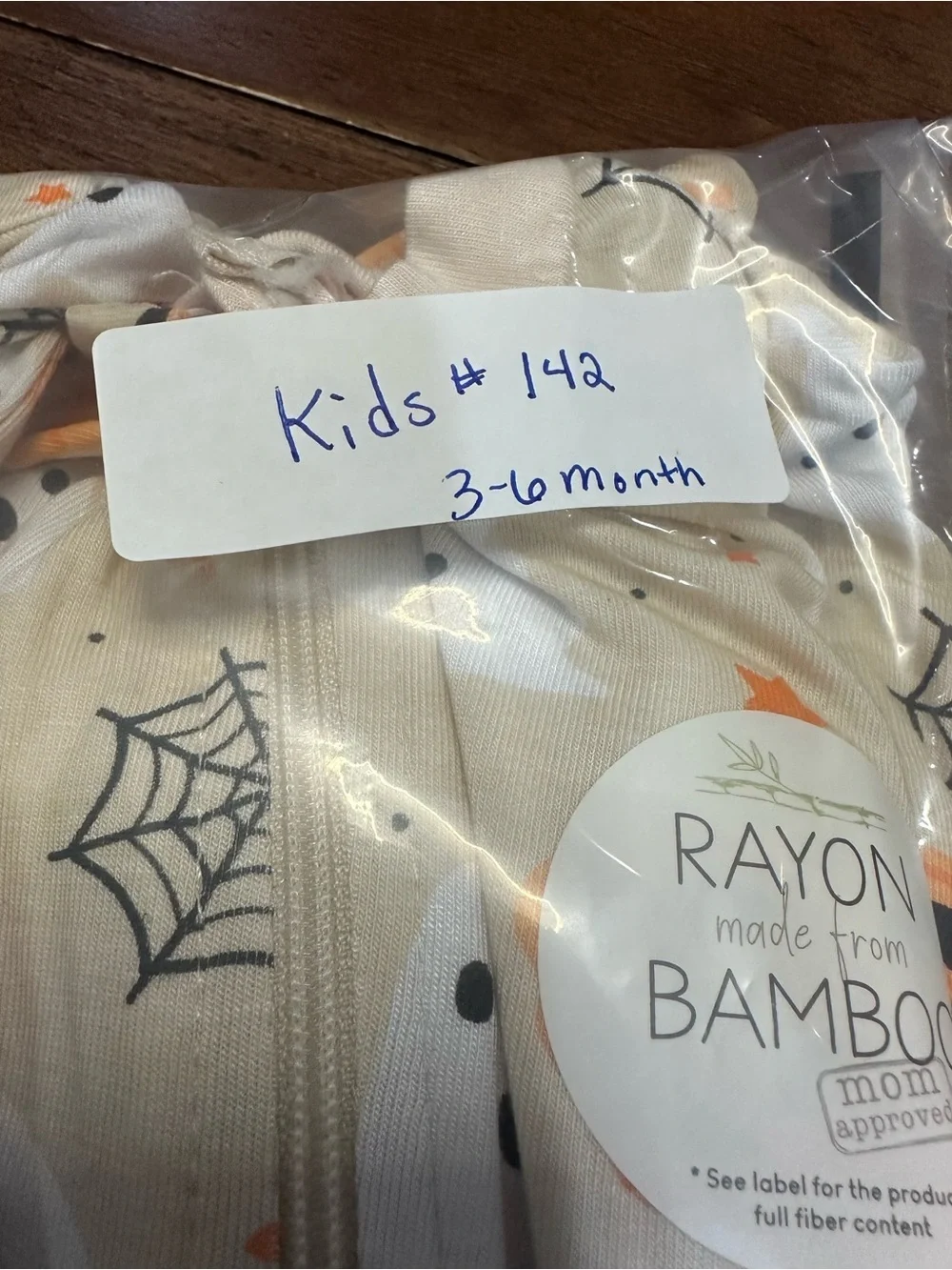 Milkberry Baby Boy Girl Bamboo Footie Sleeper Halloween 3-6 months hat